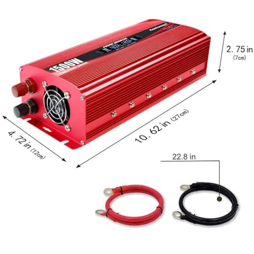 1500W Power Inverter 12V to 110V