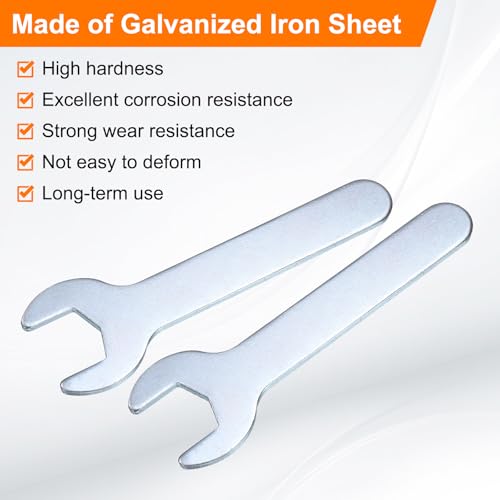 10pcs Small Wrench Open End Wrench 14x87x2mm Metric U (10 Count)