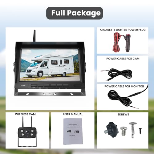 Wireless Backup Camera with 7" Monitor