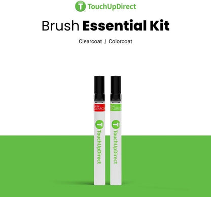 TouchUpDirect 8W7 Blue Crush/Dark Blue Metallic Compatible with Toyota Exact Match Touch Up Paint Brush - Essential Kit