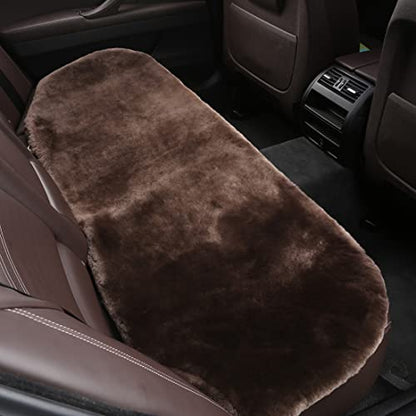 Genuine Sheepskin Car Rear Seat Rear Cover for Fuzzy Fur Wool Cushion