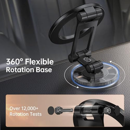 Fits MagSafe Car Mount Magnetic Phone Holder for Dash and Tesla