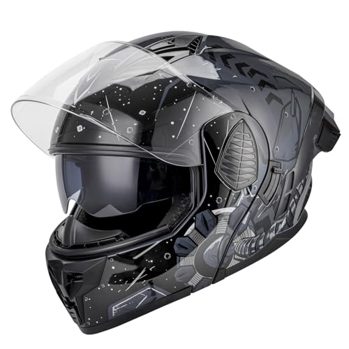Modular Motorcycle Helmets Full Face Flip up Street Bike Motorcycle Helmet for Unisex Adult Model