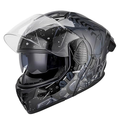 Modular Motorcycle Helmets Full Face Flip up Street Bike Motorcycle Helmet for Unisex Adult Model