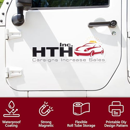 Custom Car Magnetic Signs for Business Advertising and Vehicle Promotion