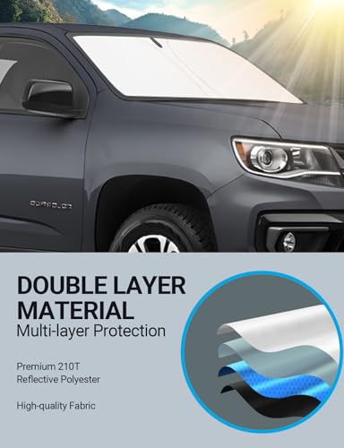 Custom Fit Car Windshield Sun Shade for 2015