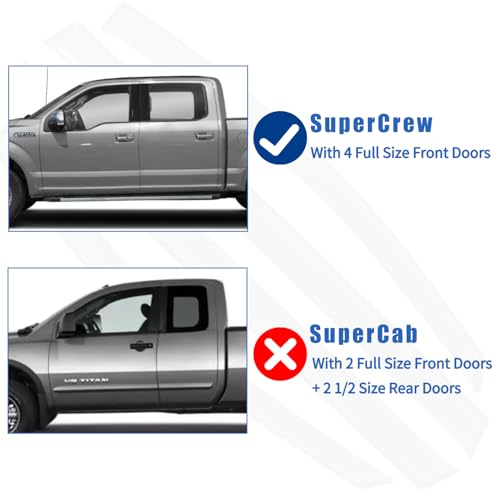 4PCS Window Rain Guards Fit for 2022 2023 2024 2025 Ford Maverick XL XLT Lariat