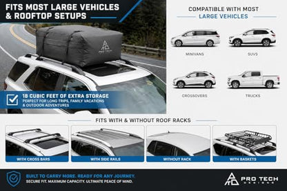 Voyager 18 Waterproof Rooftop Cargo Carrier Bag