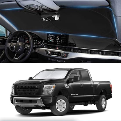 Custom Fit Titan Windshield Sunshade for Nissan Titan 2020