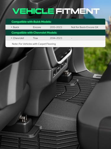 Automotive Floor Mats for Chevrolet (3 Count)