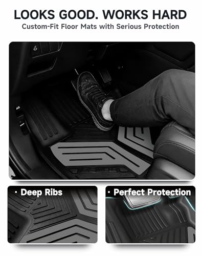 Premium Color TPE Floor Mats Custom Fit for Honda CR