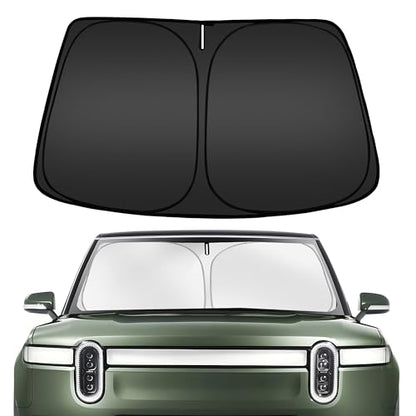 Windshield Sun Shade for Rivian R1S R1T 2022