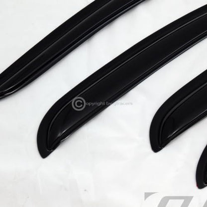 4pcs Front Rear Window Deflector Sun
