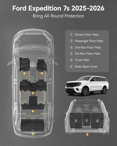 Floor Mats & Cargo Liner & Backrest Mat for 2025