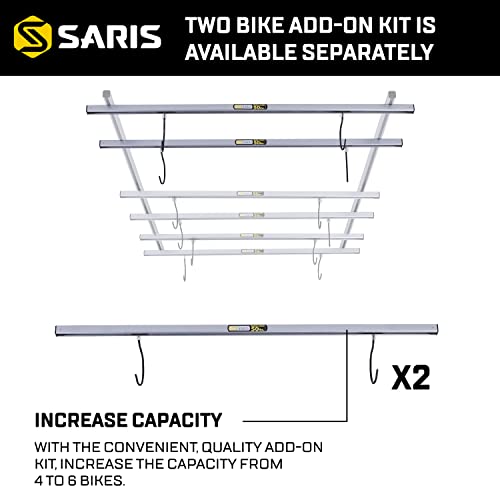 Glide Bike Storage Ceiling Rack Grey