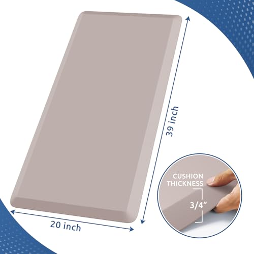 0.8" Thick Kitchen Mat Cushioned Anti Fatigue Rug Comfort Floor Mats