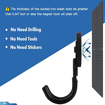 2 Pcs Magnetic Hook Heavy Duty (2 Count)