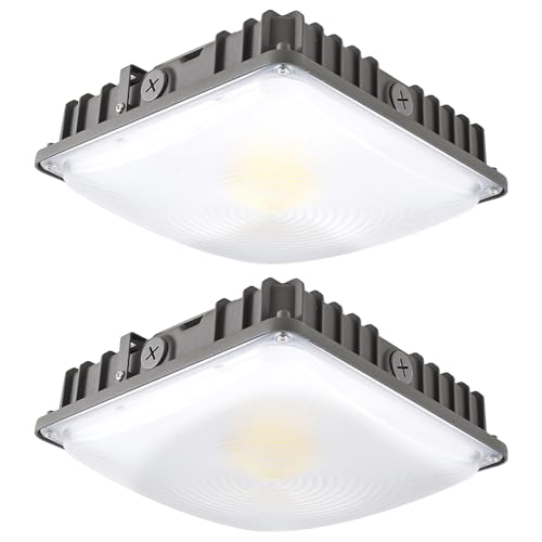 LED Canopy Garage Light 3CCT LED Gas Station Commercial Fixture Lights
