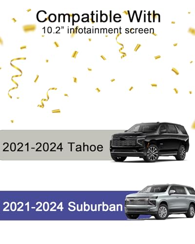 3 Pack Screen Protector for Chevry Tahoe 2021
