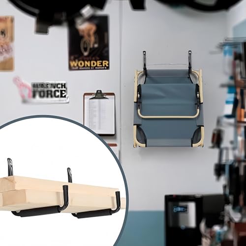 2Pack Garage Storage Ladder Hook