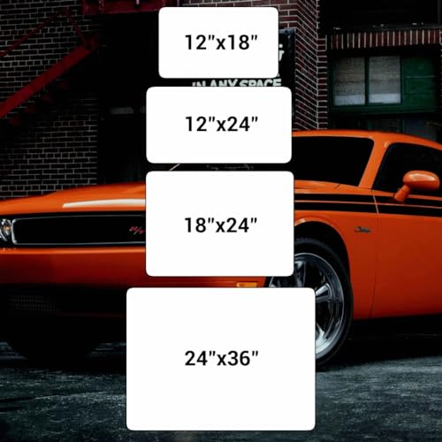 2 Pack Blank Car Door Magnet Sticker (2 Count)