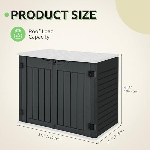 Horizontal Shed with Padlock Latch