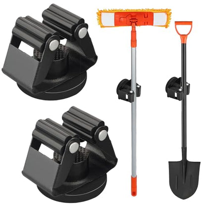 Magnetic Broom Holder Heavy Duty (2 Count)