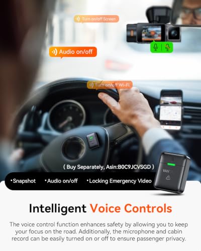 N2X 2.7K Dash Cam Front and Inside
