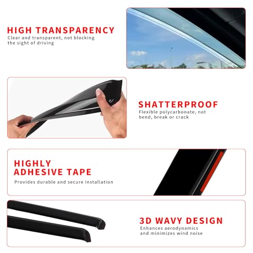 in Channel Rain Guards Fit for 2012