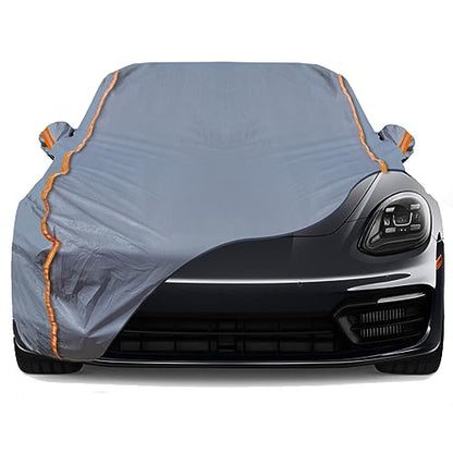 6 Layers PEVA Premium Full Car Cover Fit for Sedan hatchback Pickup SUVs MPV Rain and snow protection