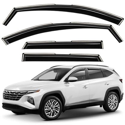 Window Deflectors Smoke Tinted In (4 Count)