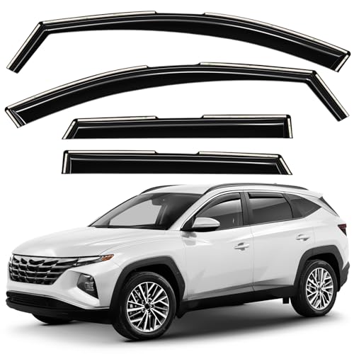 Window Deflectors Smoke Tinted in