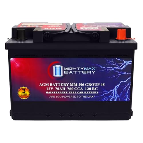 MM H6 Start and Stop Car BCI Group Size 48 12V 70 AH