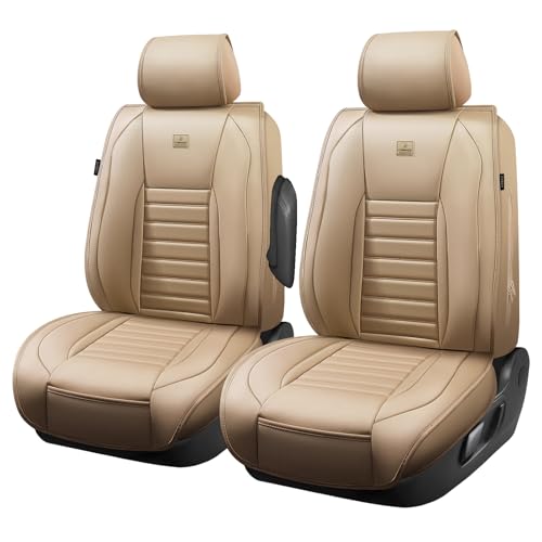 Nappa Leather Car Seat Covers Front Seats