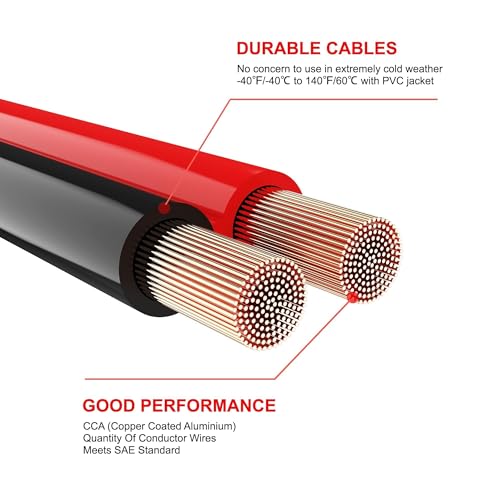 1 Gauge 30 Feet Heavy Duty Jumper Cables (30 Foot)