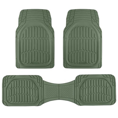 FlexTough LITE Rubber Car Mats Full Set (3 Count)