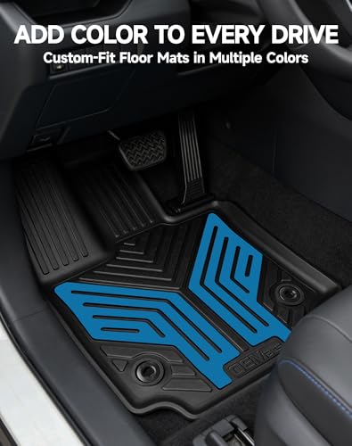 Premium Color TPE Floor Mats Custom Fit for Toyota RAV4 2019