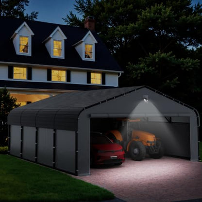 20x20 Heavy Duty Metal Carport