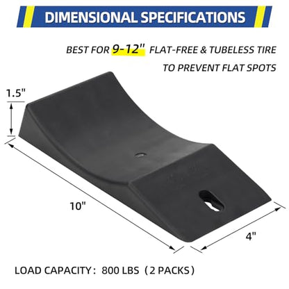 2 Pack Tire Saver Ramp for 9 (2 Count)