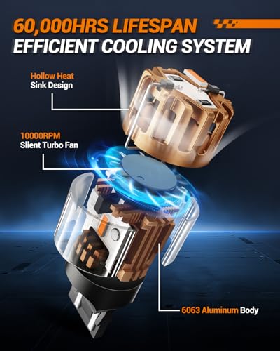 7443 7440 LED Bulb Amber (2 Count)