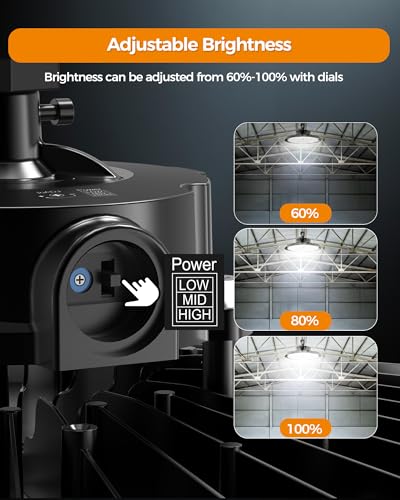 180W UFO LED High Bay Light 6 Pack (6 Count)