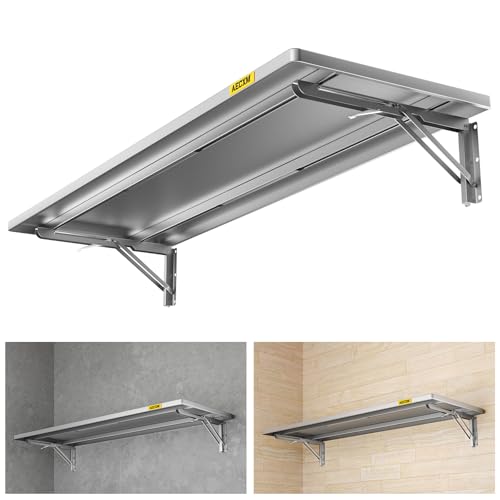 1.3x4ft Adjustable Rail Type Folding Storage Rack Shelf