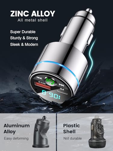 FM Transmitter for Car Bluetooth 5.3
