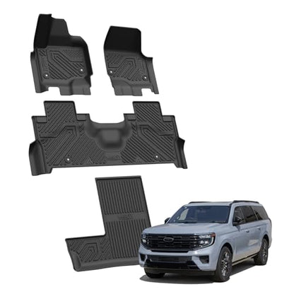 Floor Mats for Ford Expedition Standard 2025 2026 2027 Fit 7 Seats