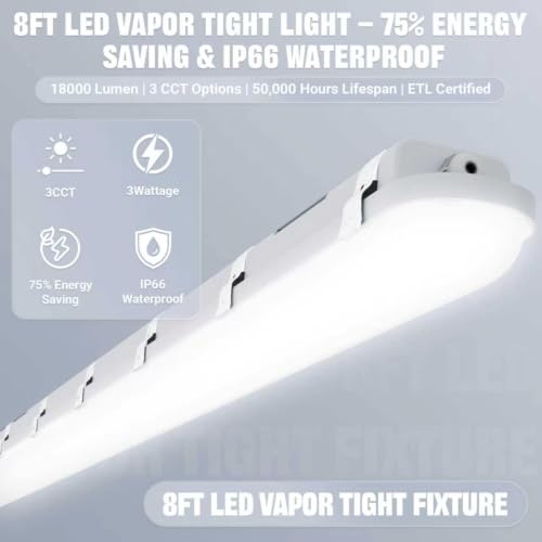 8FT LED Vapor Tight Light 120