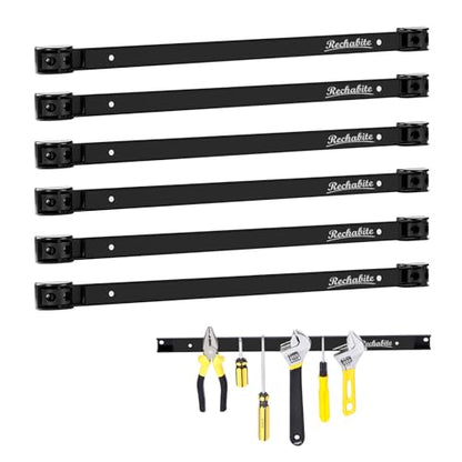 6 Pieces 18" Magnetic Tool Holder Strip (6 Count)