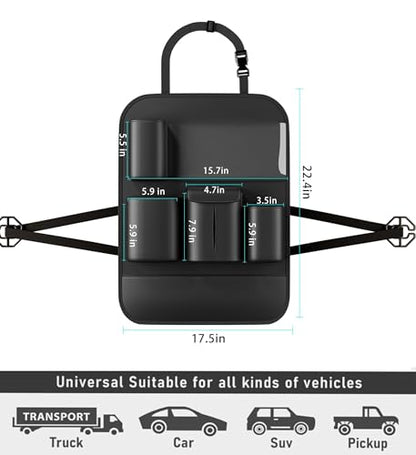 Backseat Car Organizer with Touch Screen