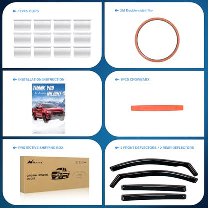 in Channel Rain Guards for Toyota RAV4 2013 (4 Count)