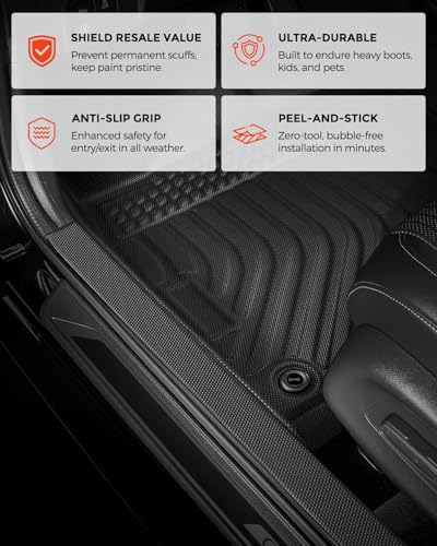 Floor Mats Cargo Liner for Honda Civic Hatchback 2022 (9 Count)