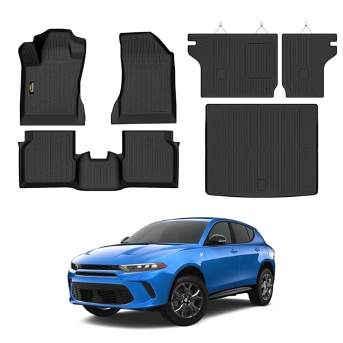 Floor Mats & Cargo Liner & Backrest Mat Custom for Dodge Hornet 2023